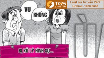 hành vi vu khống người khác