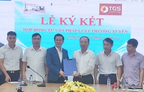 LỄ KÝ KẾT HỢP ĐỒNG TƯ VẤN PHÁP LUẬT THƯỜNG XUYÊN GIỮA CÔNG TY LUẬT TNHH TGS VÀ CÔNG TY CỔ PHẦN CÔNG NGHIỆP CẨM THỊNH